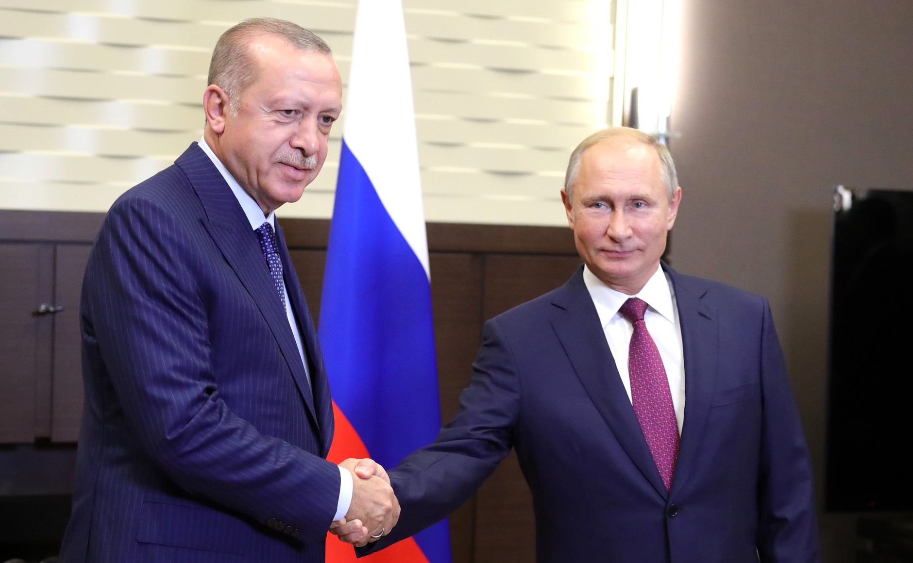 Эрдоган и Путин в 2018 году