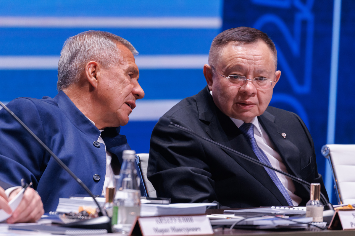 Рустам Минниханов и Ирек Файзуллин