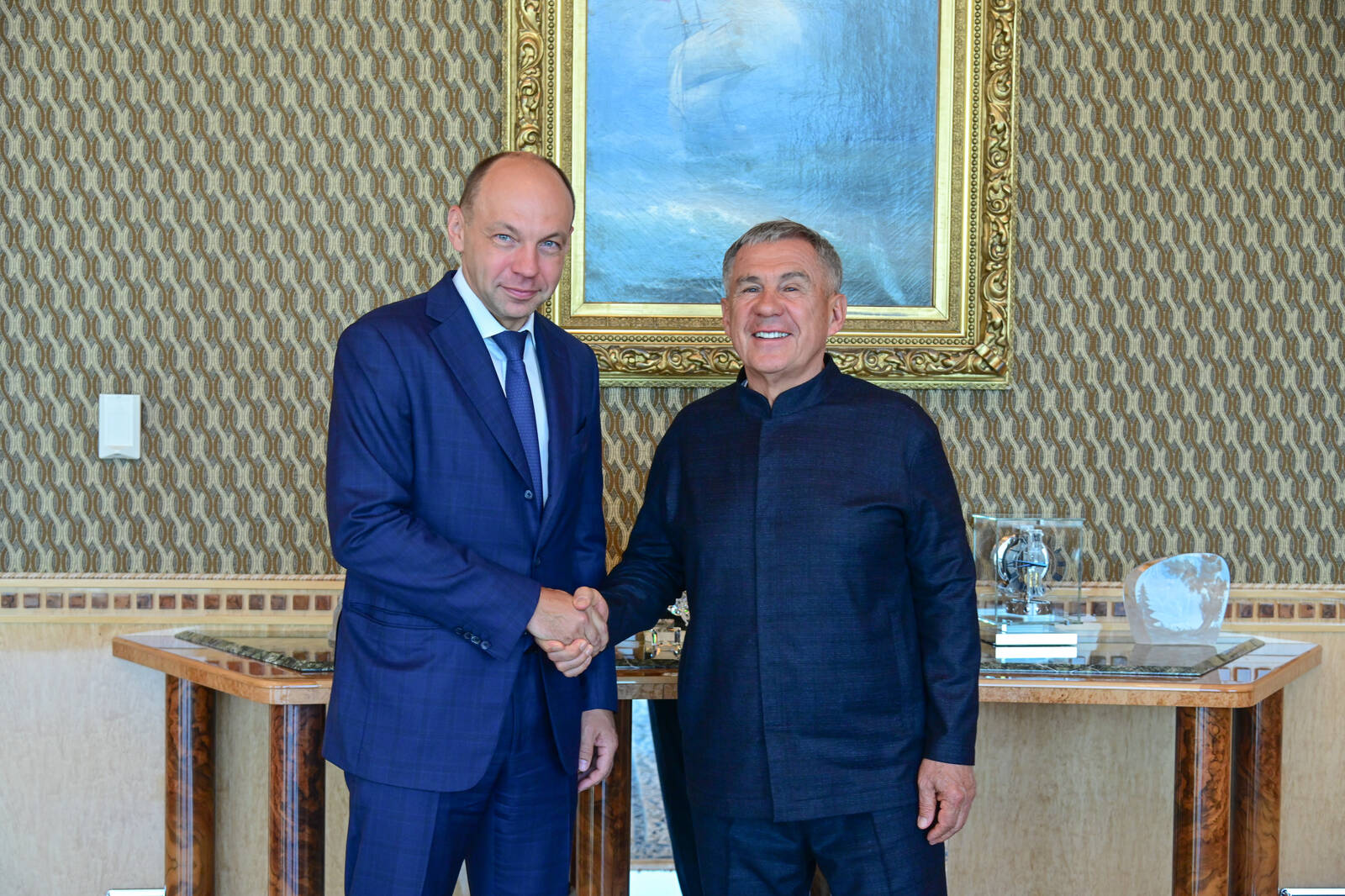 Алексей Михеев и Рустам Минниханов