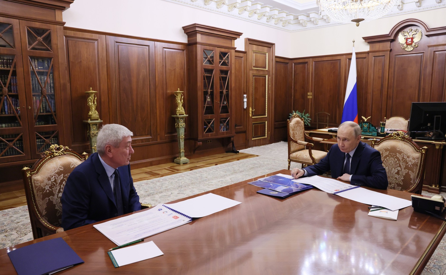 Юрий Чиханчин и Владимир Путин