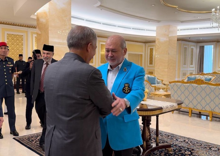 Рустам Минниханов и султан Ибрагим