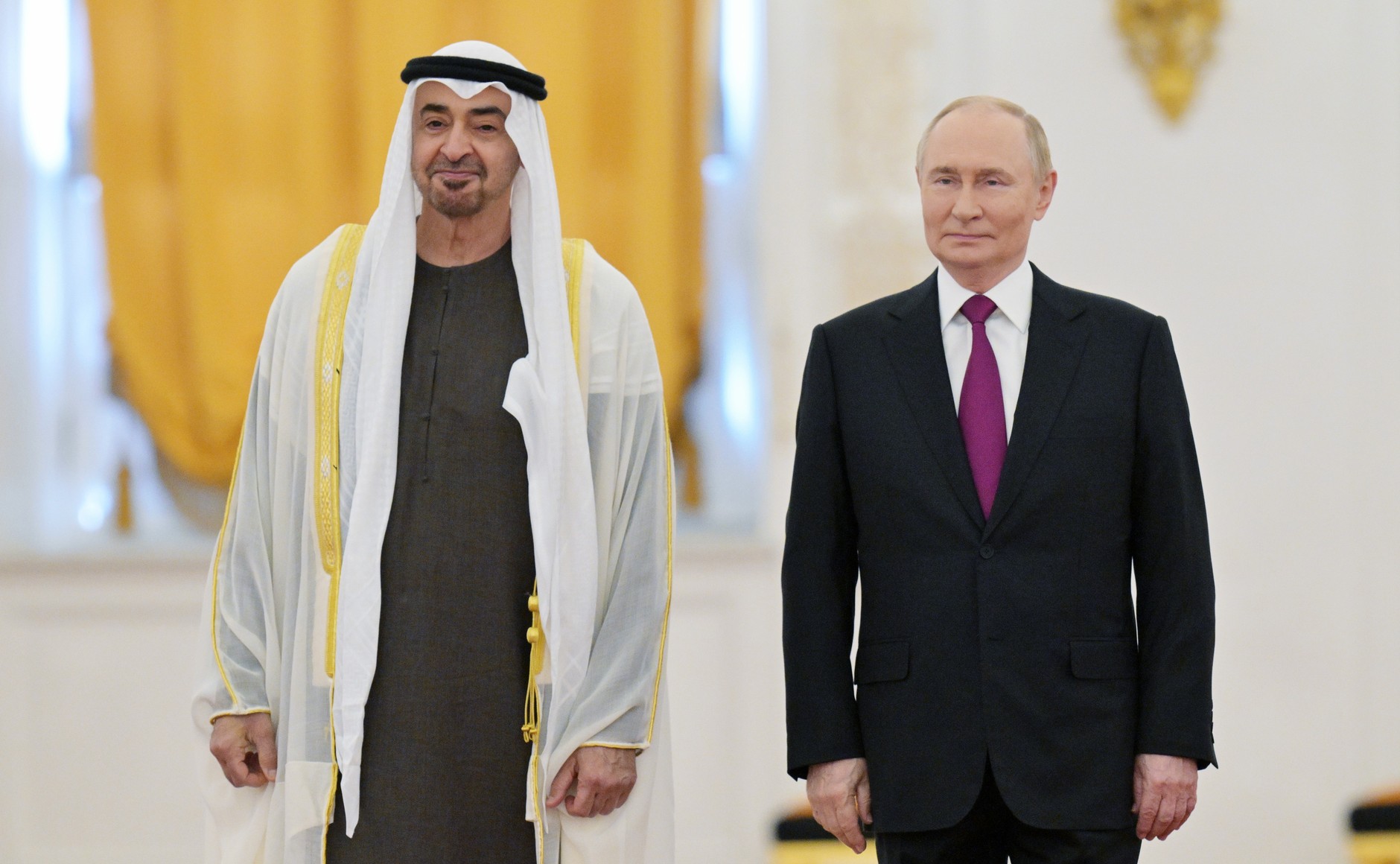 Мухаммед аль-Нахайян и Владимир Путин