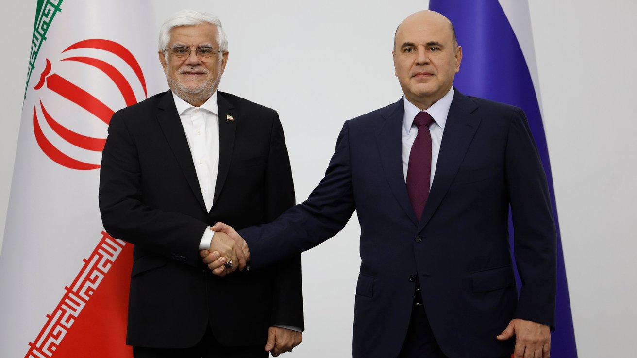 Мохаммад Реза Ареф и Михаил Мишустин
