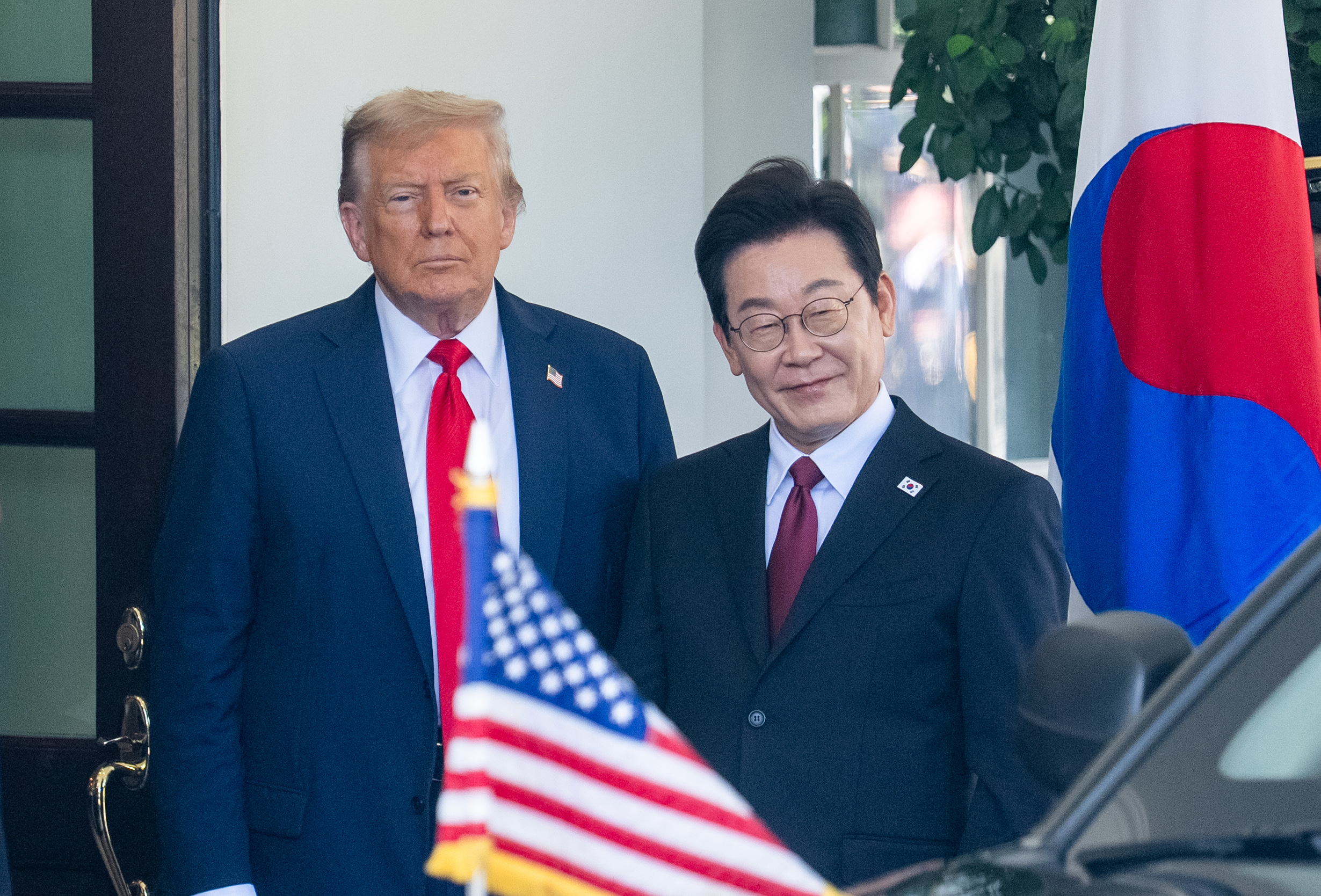 Дональд Трамп и Ли Чжэ Мён