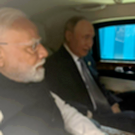 Путин прокатил Моди на Aurus: они общались в машине около часа