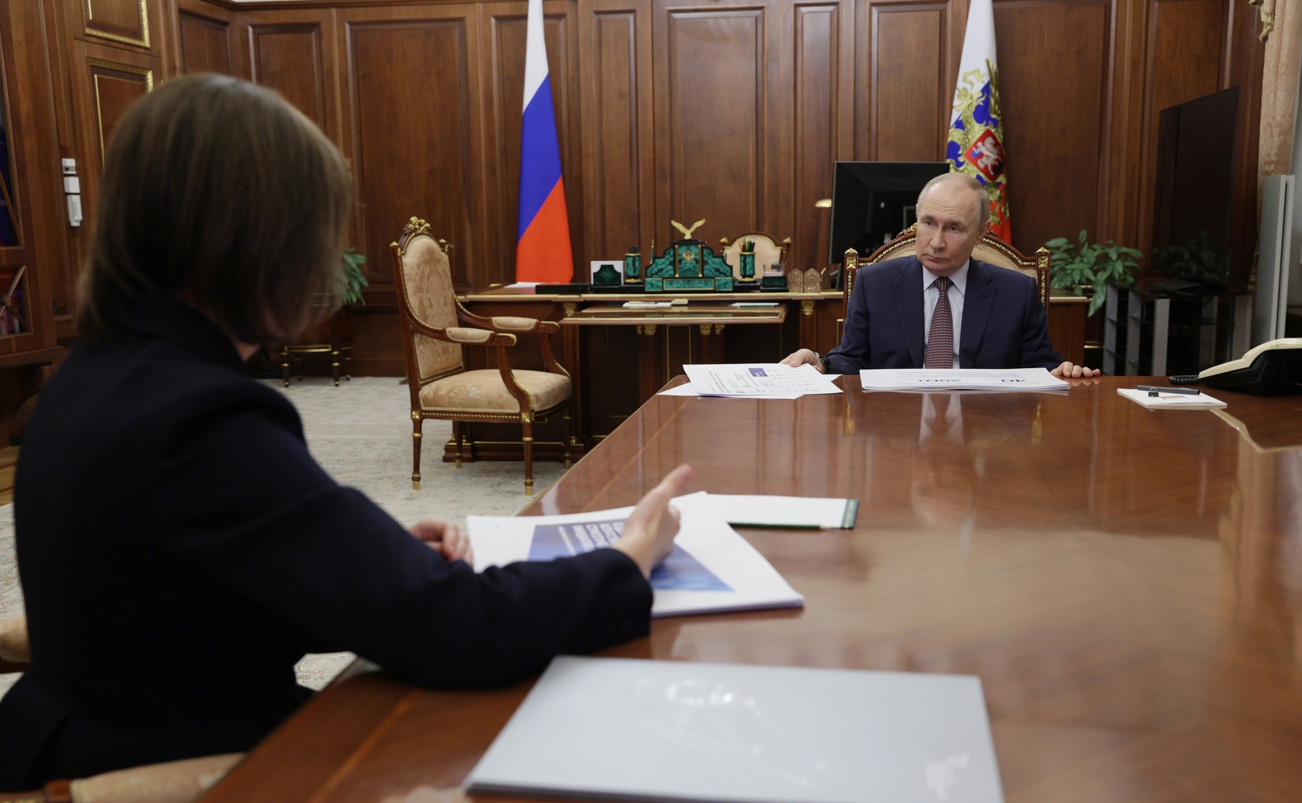 Светлана Чупшева и Владимир Путин