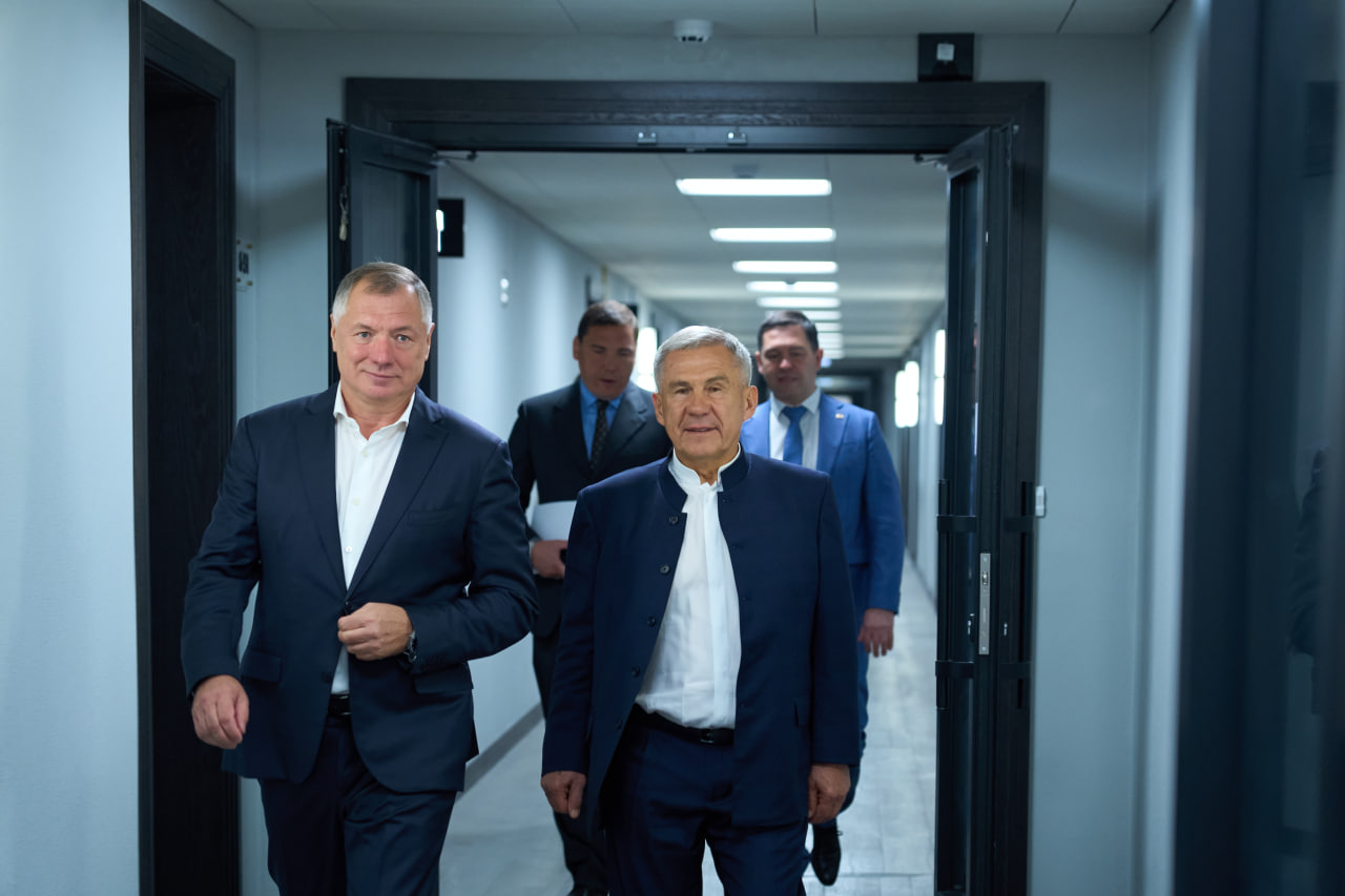 Марат Хуснуллин и Рустам Минниханов