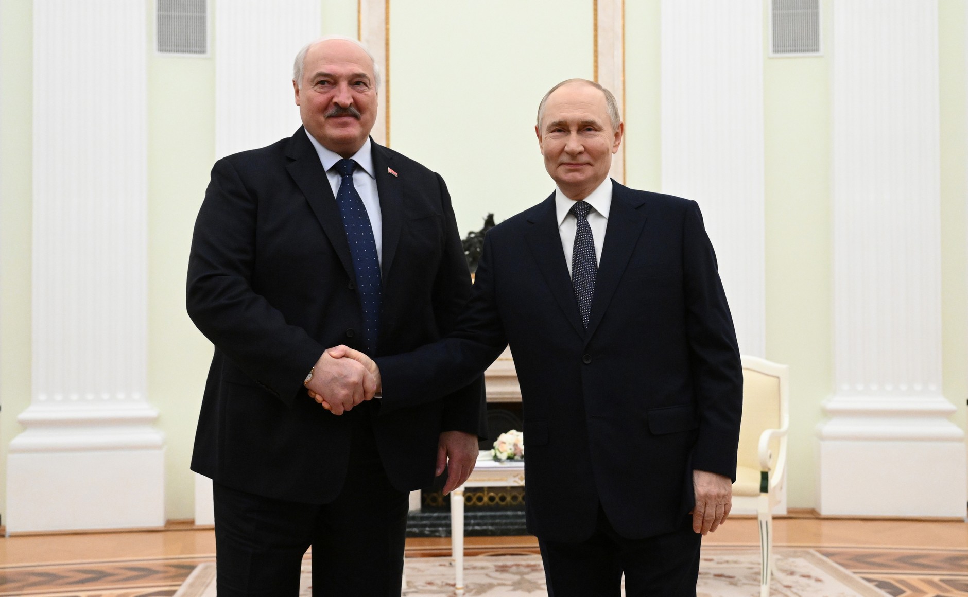 Александр Лукашенко и Владимир Путин