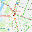 В Казани после ДТП приостановили движение трамваев № 4