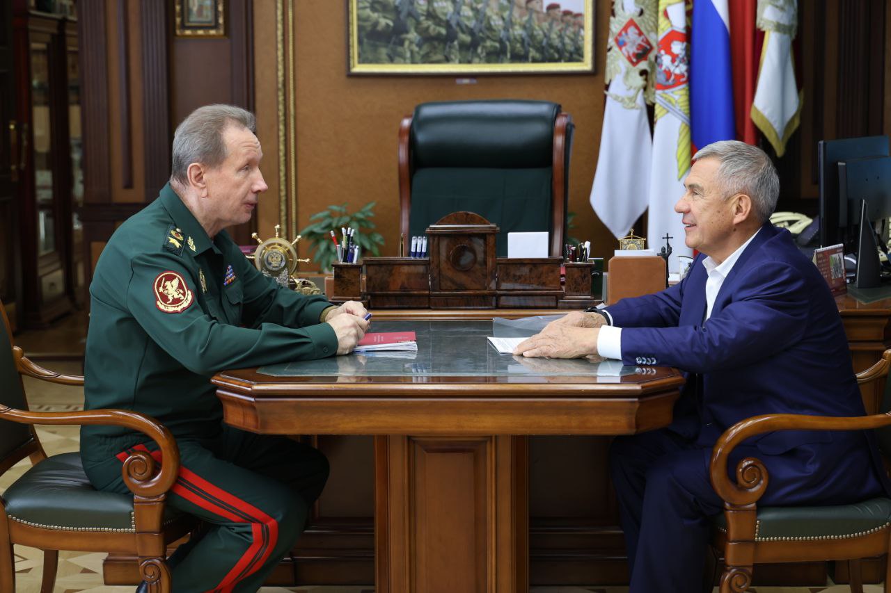 Виктор Золотов и Рустам Минниханов