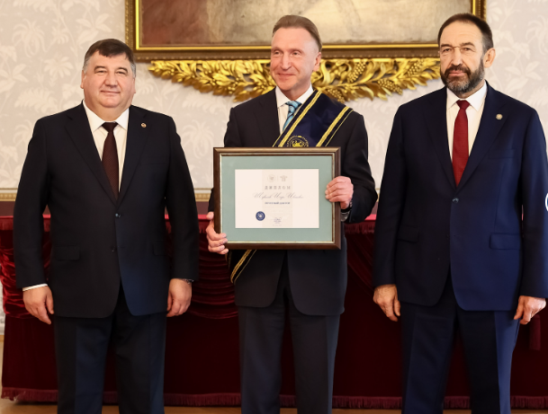 Ренат Сафин, Игорь Шувалов и Алексей Песошин