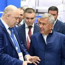 Минниханов обсудил с зампредом правления «Газпрома» Аксютиным развитие газоснабжения Татарстана