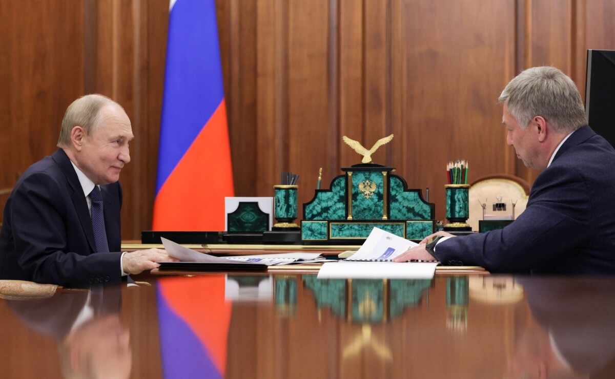 Владимир Путин и Алексей Русских