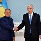 Токаев принял Минниханова в своей резиденции в Астане