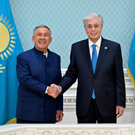 Токаев принял Минниханова в своей резиденции в Астане