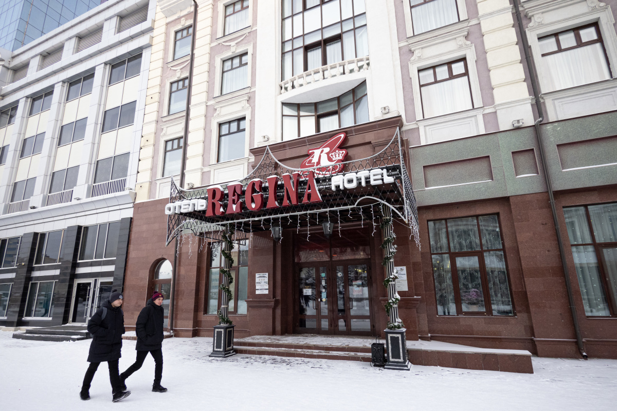 Гостиница Regina, где ранее располагался дом Колокольникова