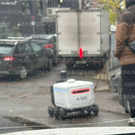 В Казани заметили, что в городе тестируют роботов-доставщиков