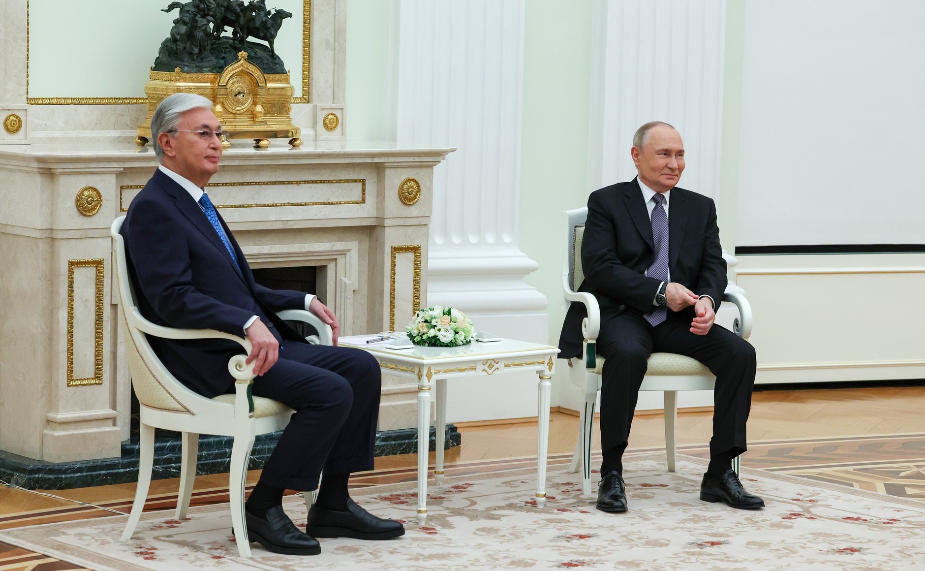 Касым-Жомарт Токаев и Владимир Путин