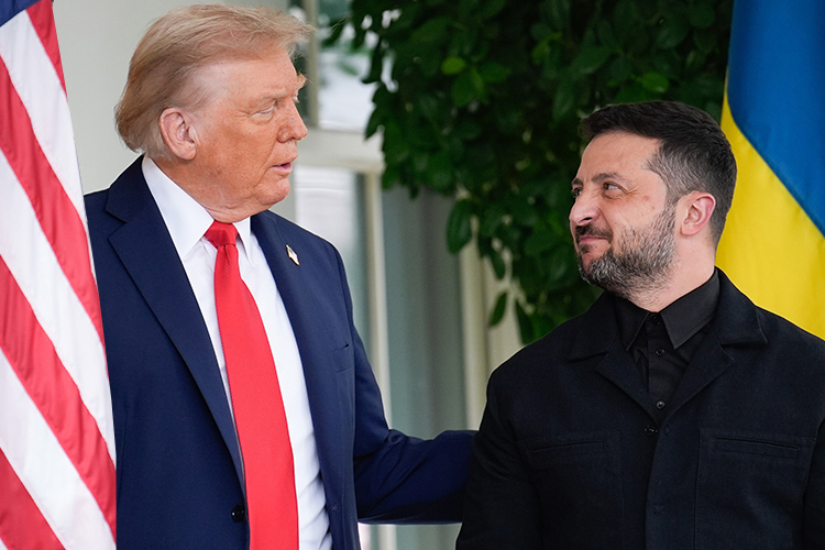 Дональд Трамп и Владимир Зеленский