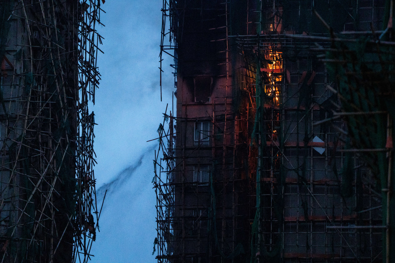 Пожар в Гонконге