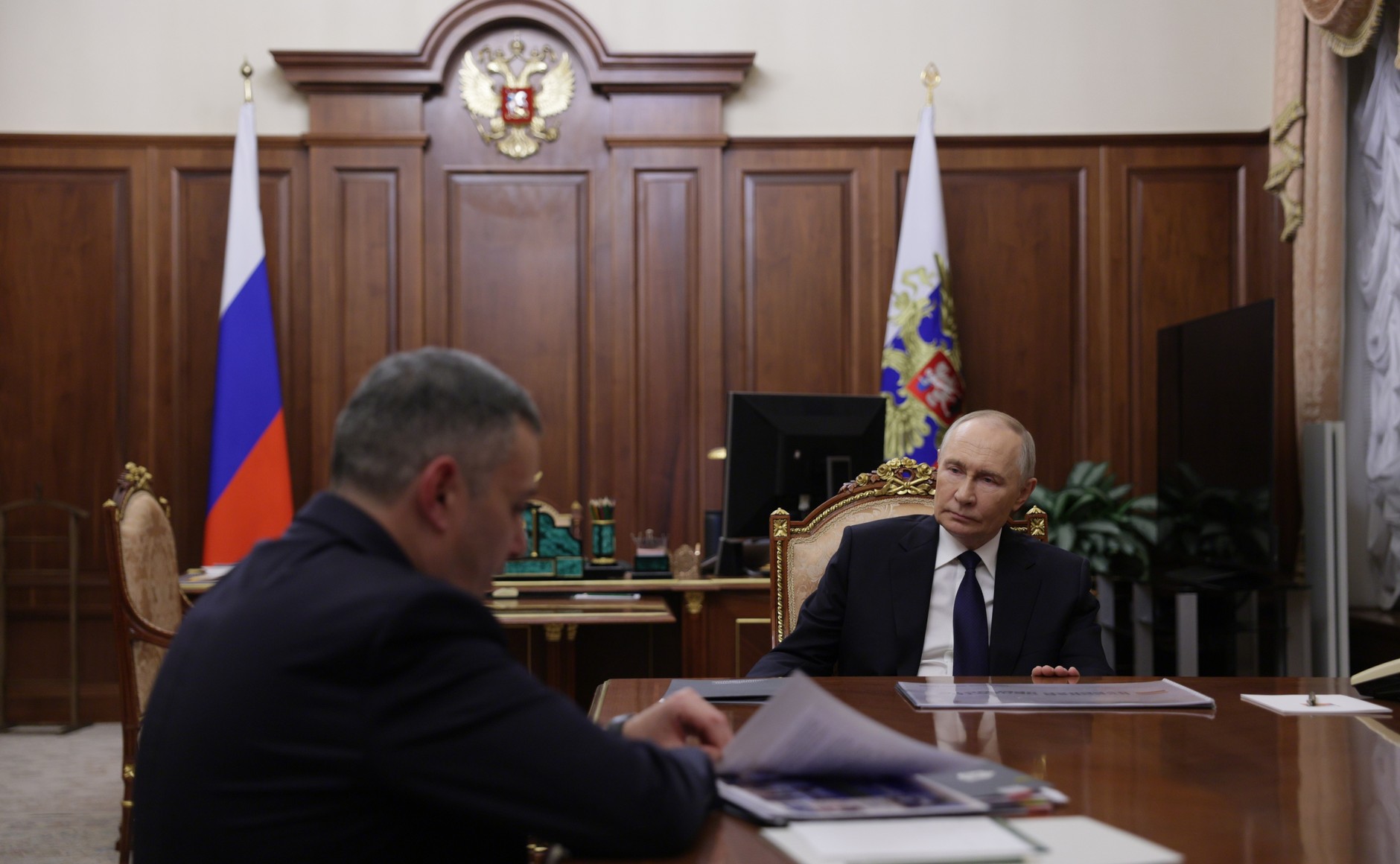 Александр Хинштейн и Владимир Путин