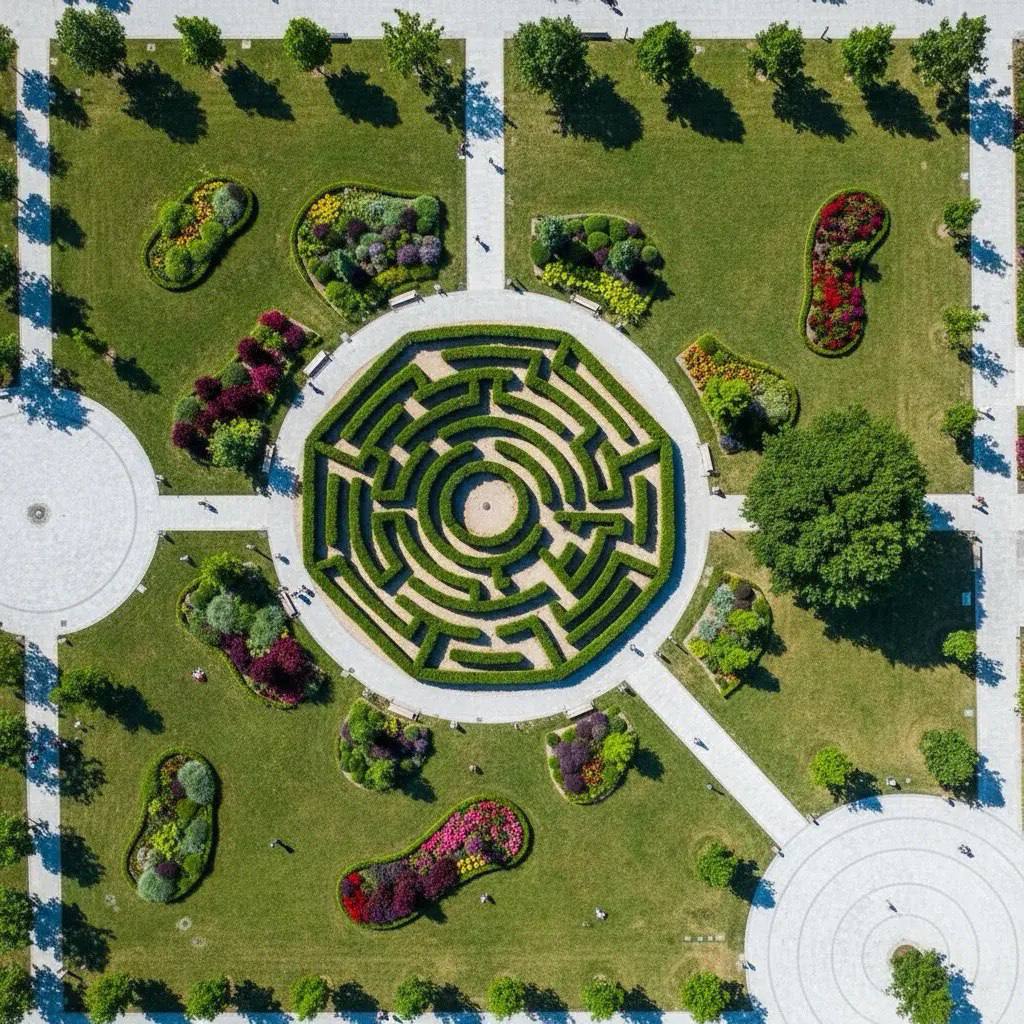 Примерный эскиз лабиринта