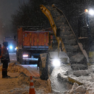 Власти Казани показали ночную уборку улиц после аномального снегопада (фото и видео)