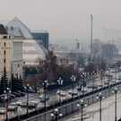 В Казани затопило дорогу на Лево-Булачной