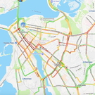 Казань второй день подряд «встала» в 10-бальных пробках
