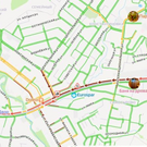 На Мамадышском тракте собралась 3-километровая пробка после ДТП с пешеходом
