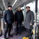 Метшину презентовали новые городские автобусы: «Машинам предстоит проявить себя „в бою“»