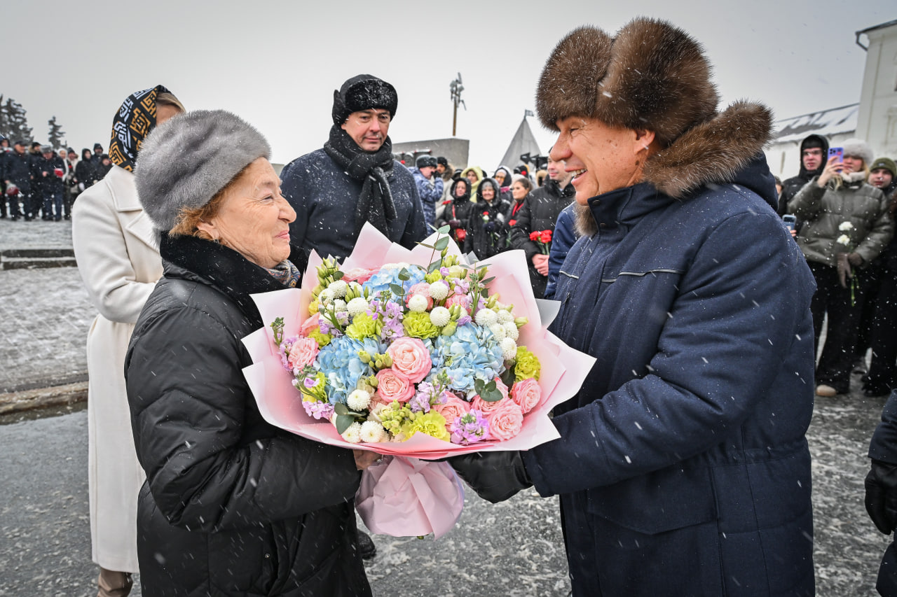 Чулпан Залилова и Рустам Минниханов