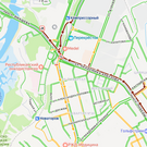 В Казани на Ямашева перед дамбой из-за ДТП образовалась 3-километровая пробка