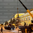 В Казанском кремле начали разбирать новогоднюю иллюминацию