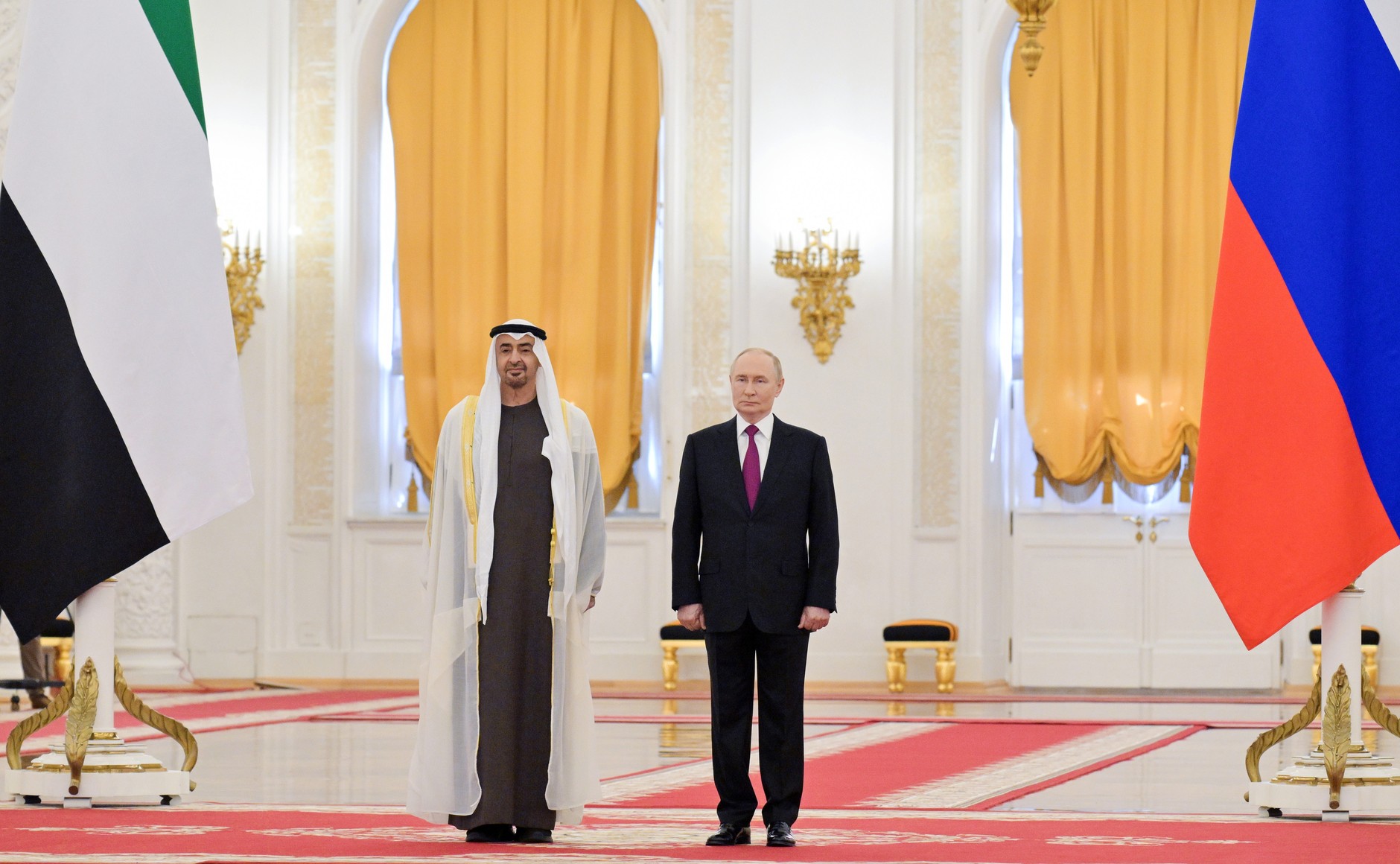 Аль-Нахайян и Владимир Путин, архив