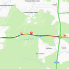 На участке М12 недалеко от границы с Кайбицким районом ограничили движение из-за ДТП – там собирается пробка