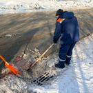 В Казани начали готовить ливневки к весеннему таянию снега