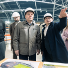 Метшин проинспектировал строительство спортивного манежа в «Салават Купере»