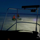 В Татарстане на Волге спасли четырех рыбаков, застрявших на разрушающемся льду