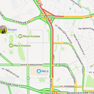 На проспекте Победы в Казани собралась двухкилометровая пробка