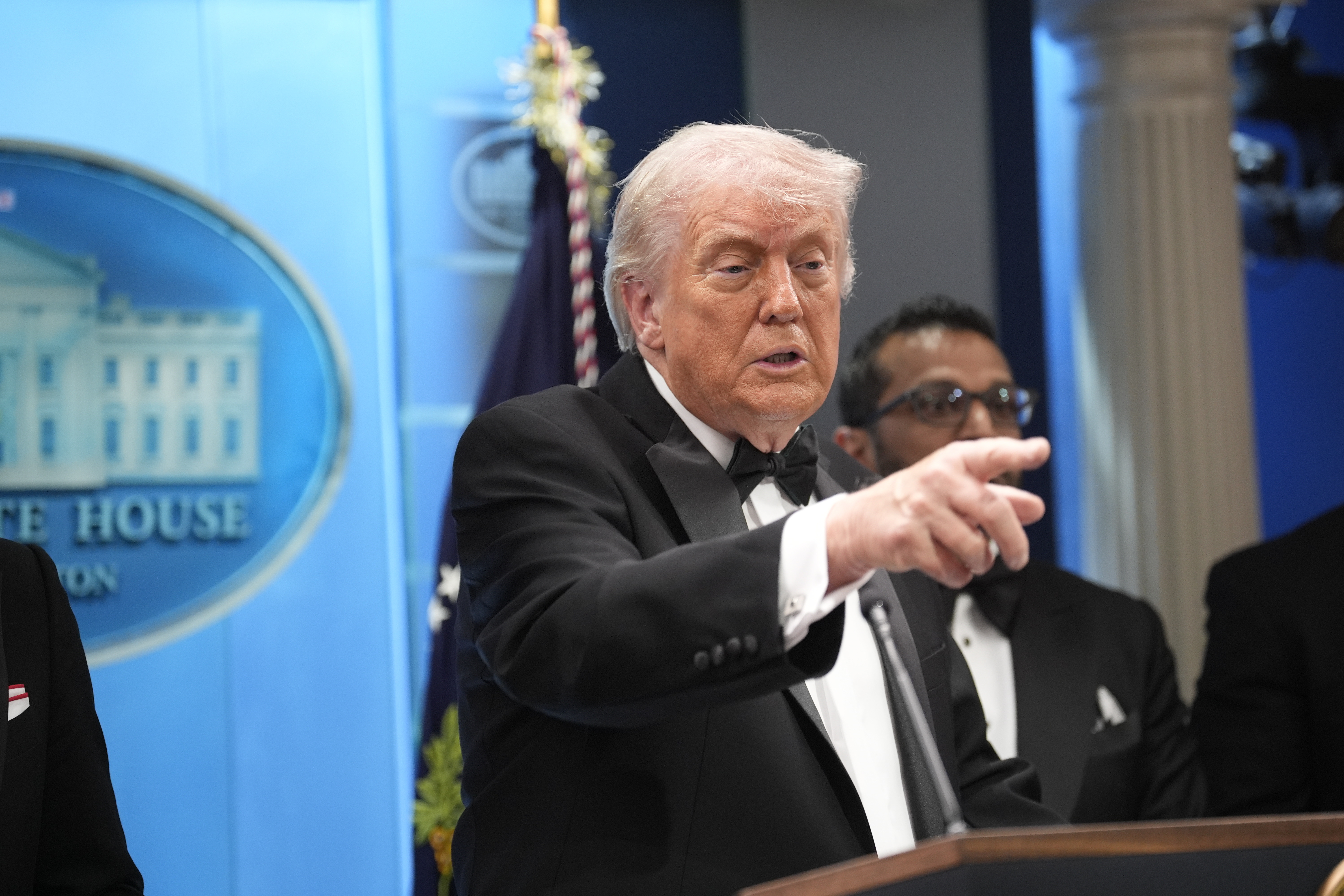 Дональд Трамп на пресс-конференции сразу после стрельбы