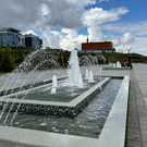 В Казани начали запускать фонтаны