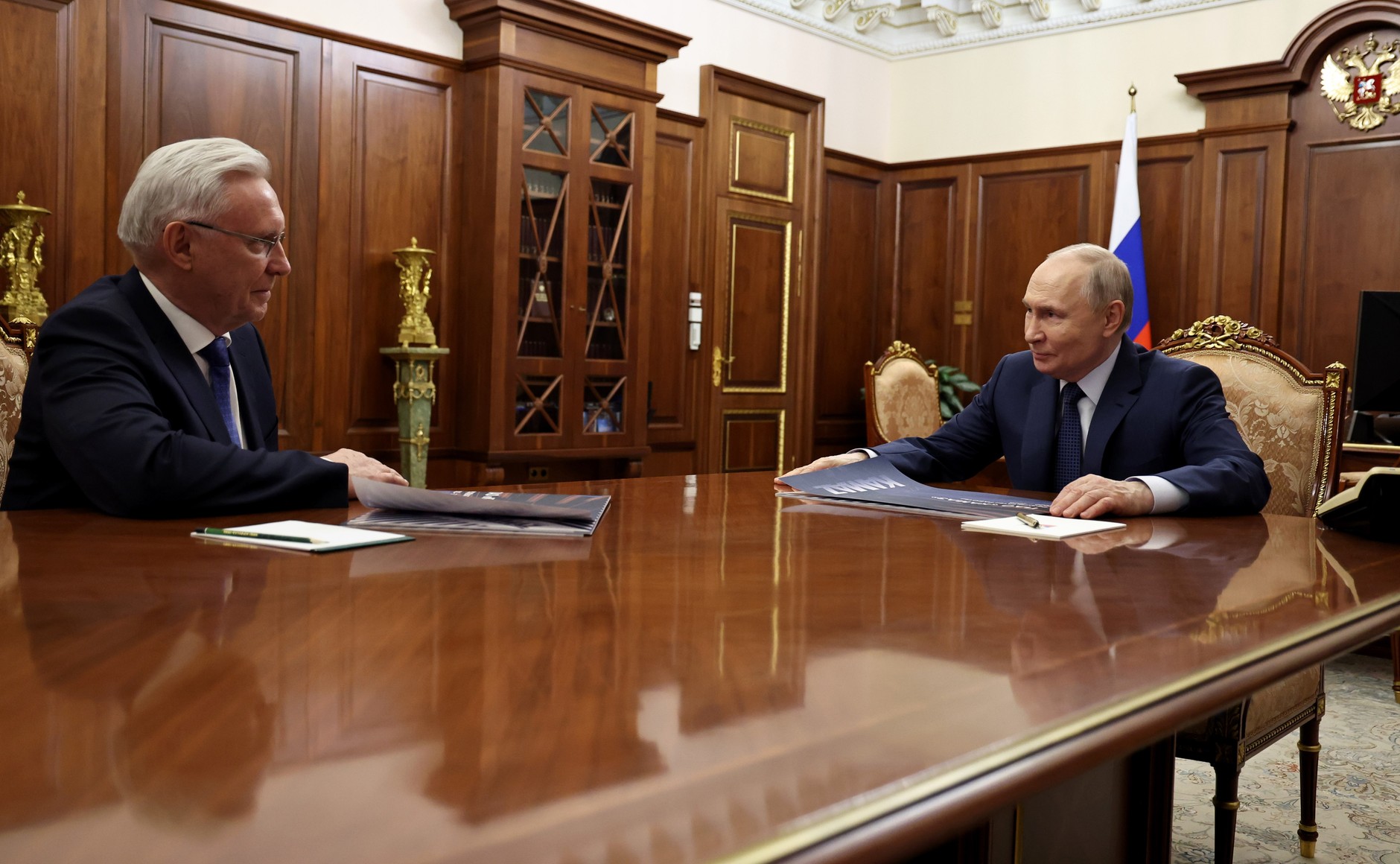 Сергей Когогин и Владимир Путин
