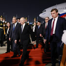 Путин прилетел в Китай с двухдневным визитом