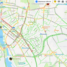 На проспекте Универсиады из-за аварии образовалась пробка в 4 километра