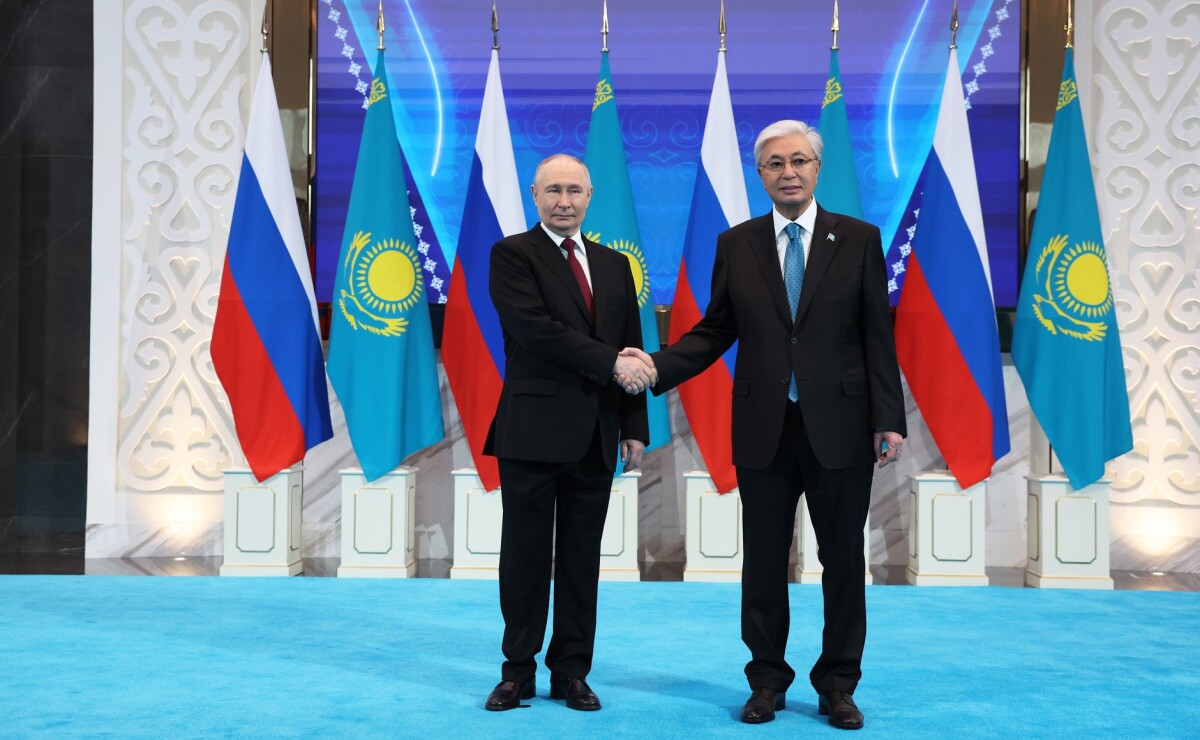 Владимир Путин и Касым-Жомарт Токаев