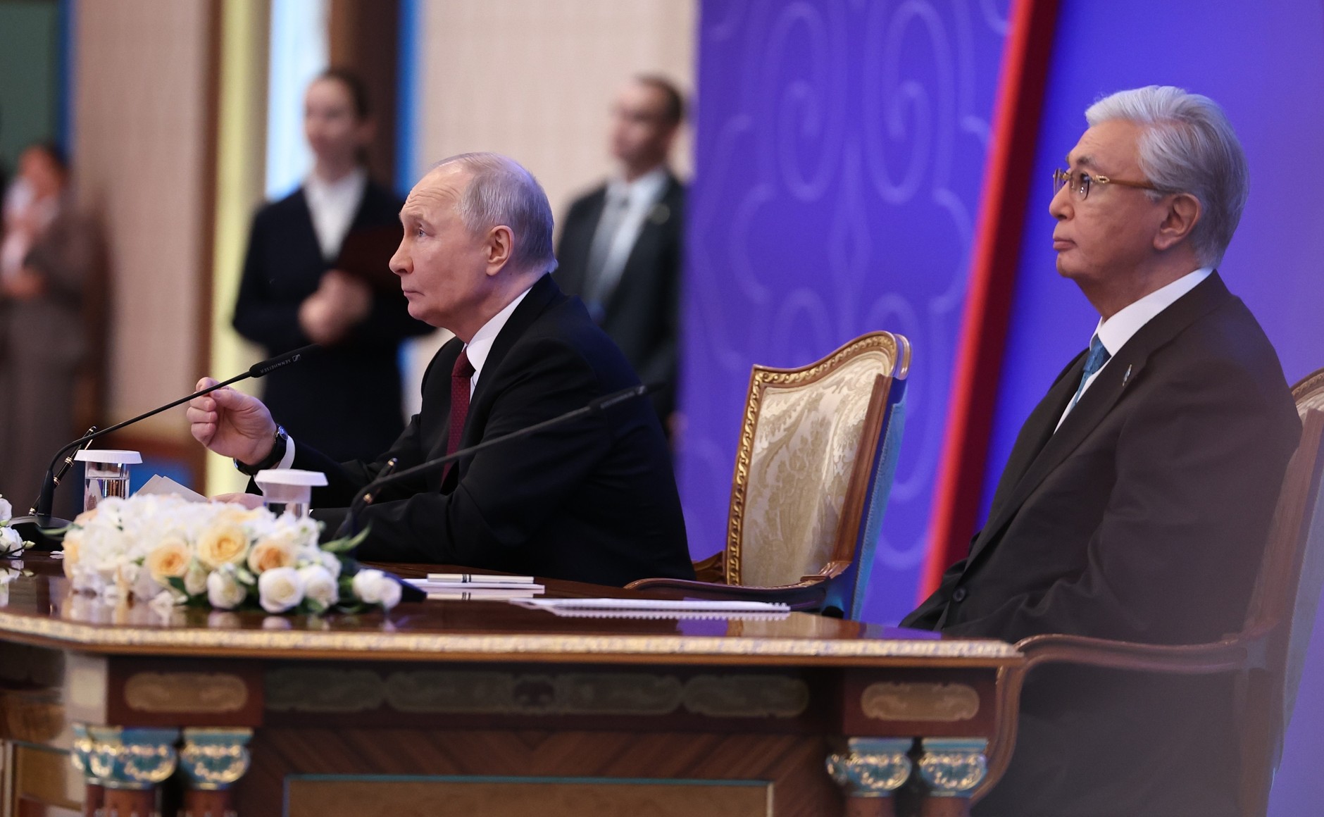 Владимир Путин и Касым-Жомарт Токаев