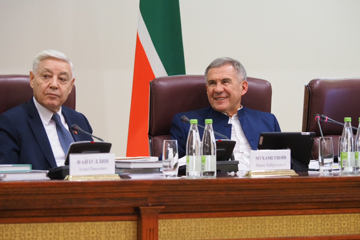 Фарид Мухаметшин и Рустам Минниханов