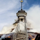 Пожар в здании панорамы «Оборона Севастополя» потушили спустя сутки