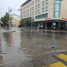 В Казани подтопило улицы после сильного ливня (фото и видео)